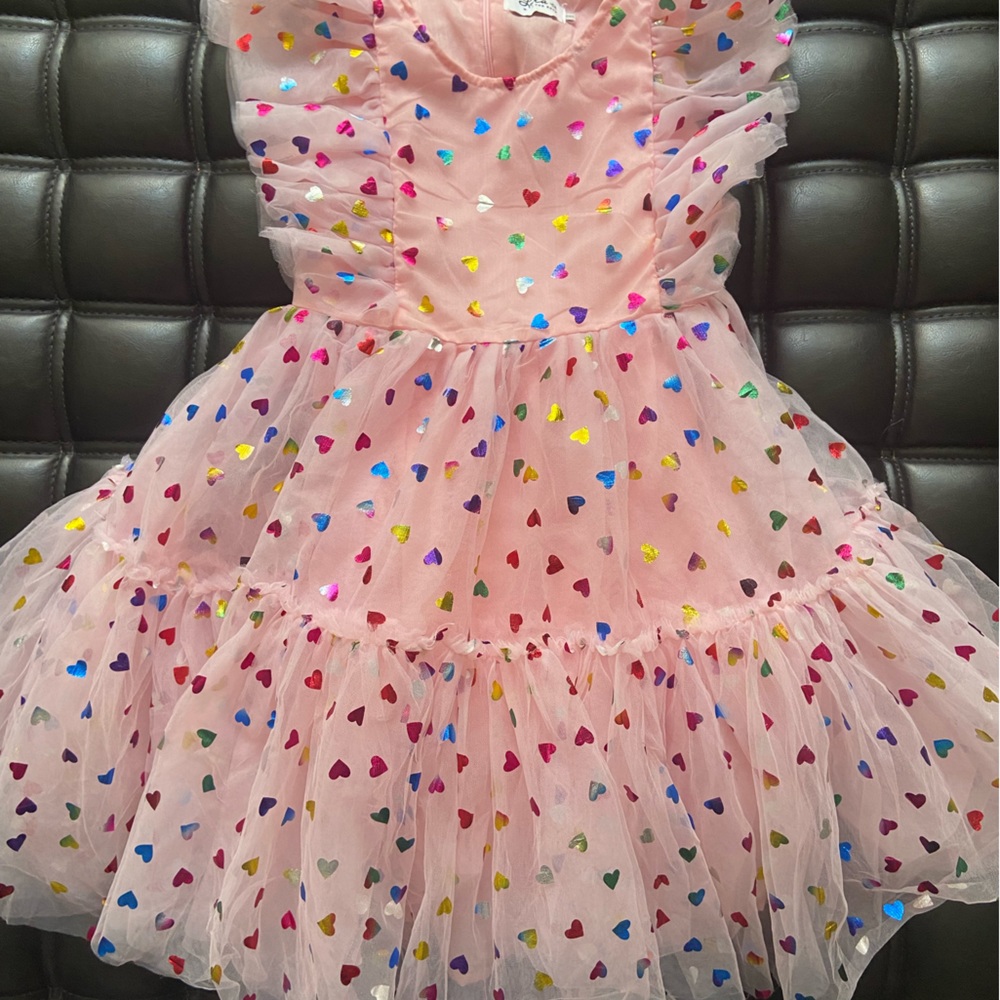 Kids Pink heart dress
